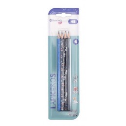 LAPICERO HB ESPACIO BLISTER 4 UDS