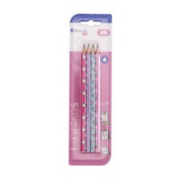 LAPICERO HB UNICORNIOS BLISTER 4 UDS