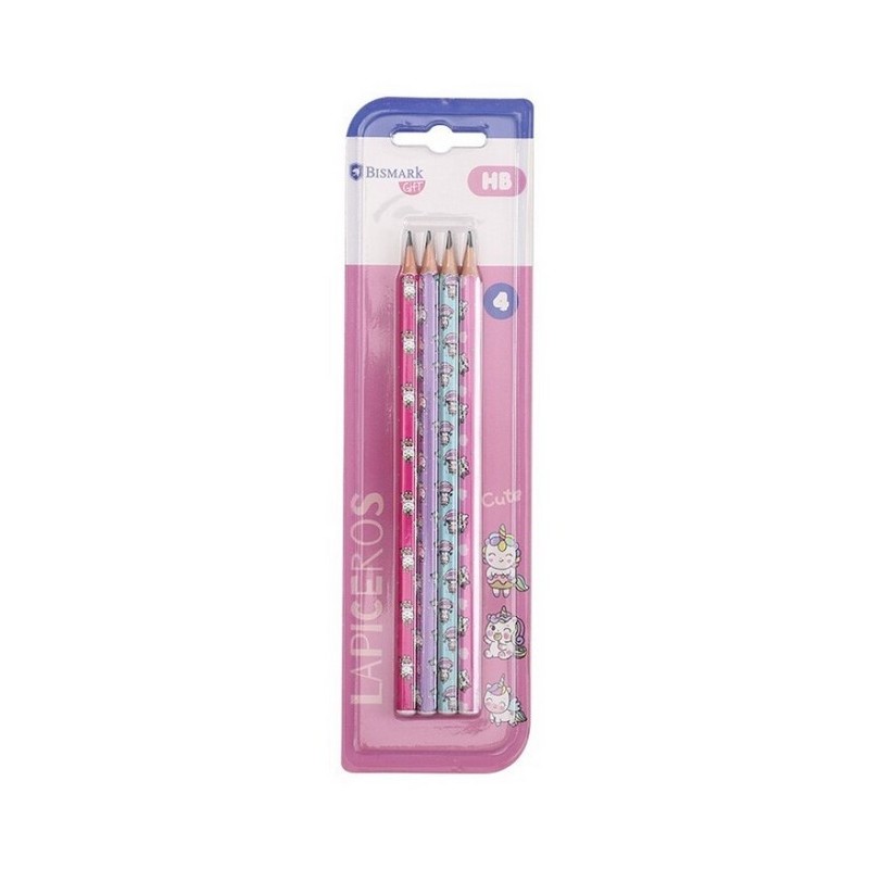 LAPICERO HB UNICORNIOS BLISTER 4 UDS