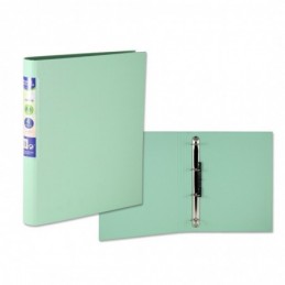 CARPETA PP A4 4A-25 LOMO REDONDO PASTEL VERDE