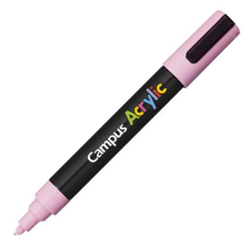 ROTULADOR CAMPUS ACRYLIC ROSA PASTEL 2MM