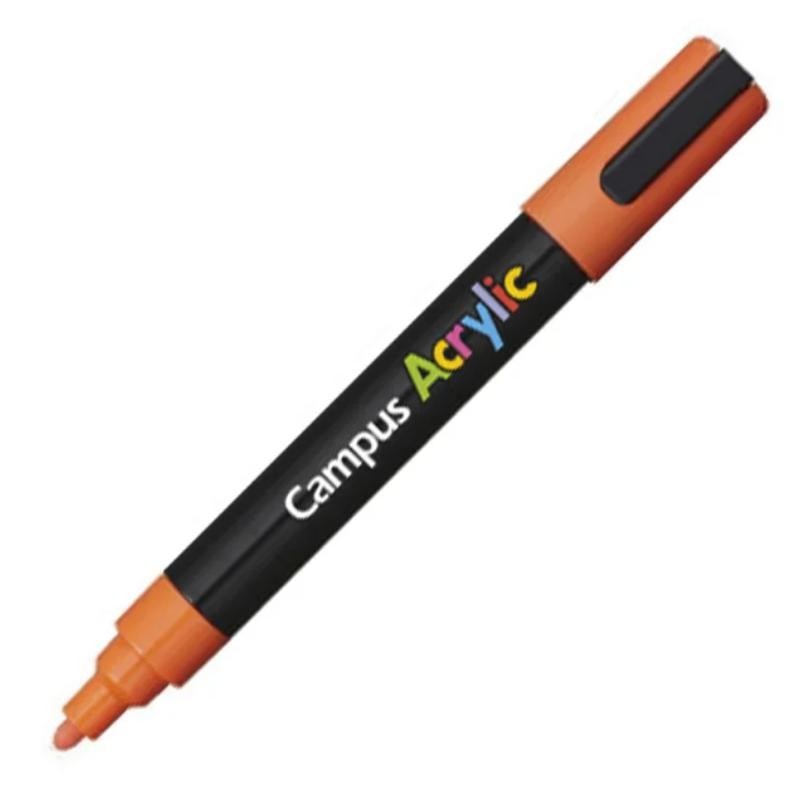 ROTULADOR CAMPUS ACRYLIC NARANJA 2MM
