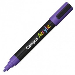 ROTULADOR CAMPUS ACRYLIC VIOLETA 2MM