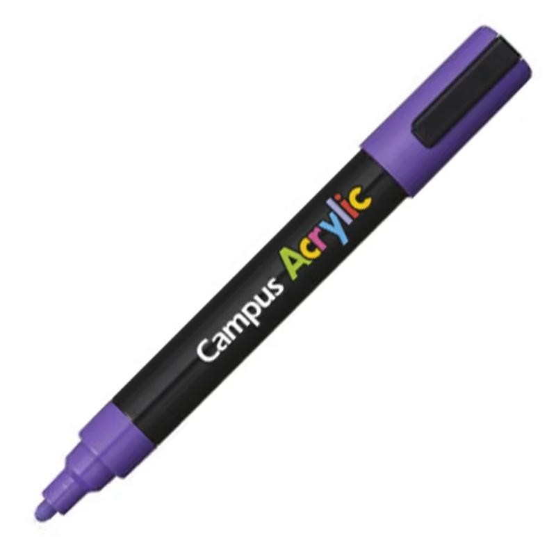 ROTULADOR CAMPUS ACRYLIC VIOLETA 2MM