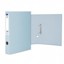 CARPETA CARTON F 2 AN 25 PASTEL AZUL CLARO OLLADO