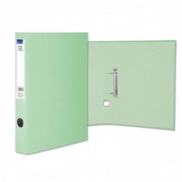 CARPETA CARTON F 2 AN 25 PASTEL VERDE CLARO OLLADO