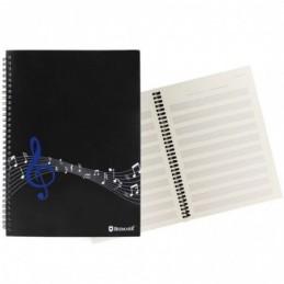 CUADERNO DE MUSICA TAPA PP 80 HOJAS CON PENTAGRAMA