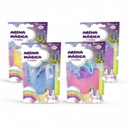 PLASTILINA DE ARENA CON 2 MOLDES 200GRS