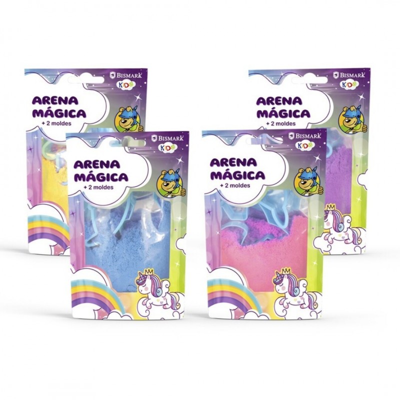 PLASTILINA DE ARENA CON 2 MOLDES 200GRS