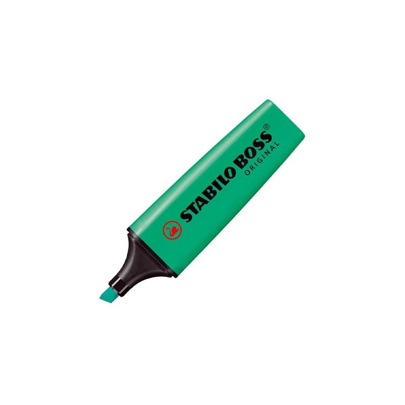ROTULADOR STABILO BOSS FLUORESCENTE VERDE