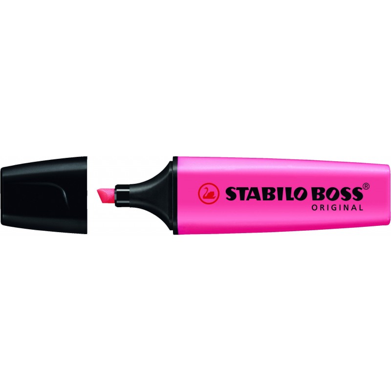 ROTULADOR STABILO BOSS FLUORESCENTE ROSA