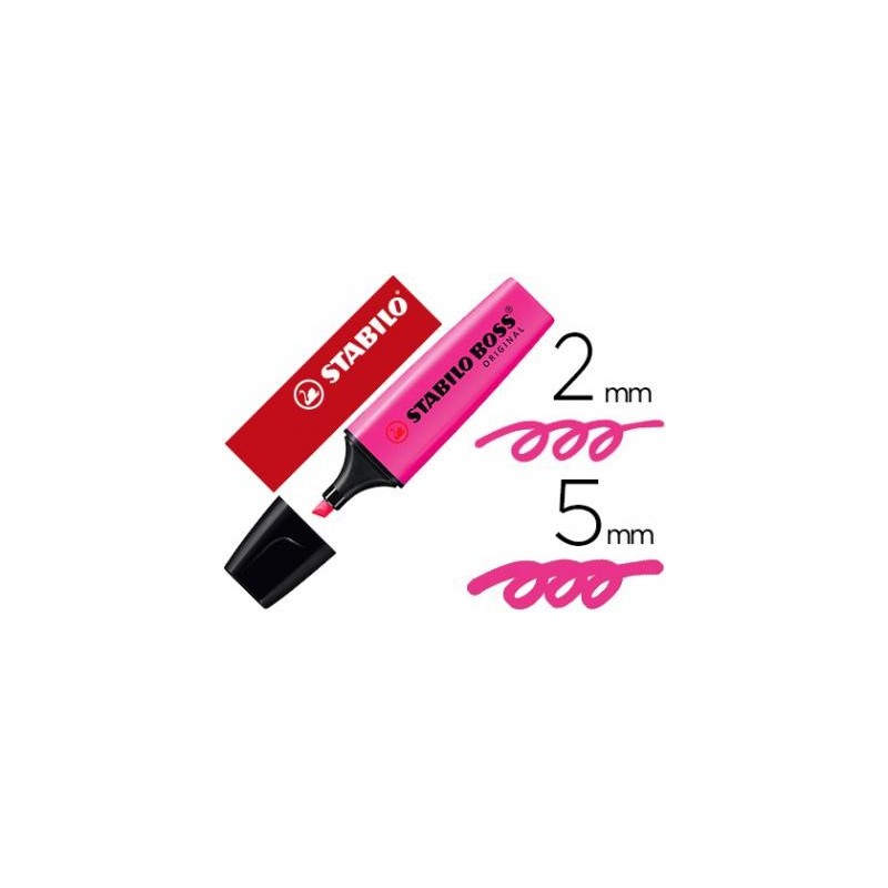 ROTULADOR STABILO BOSS FLUORESCENTE FUCSIA