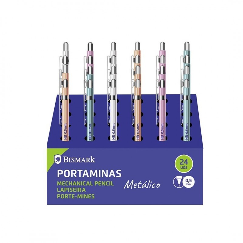 PORTAMINAS BISMARK METALICOS 0.5 MM