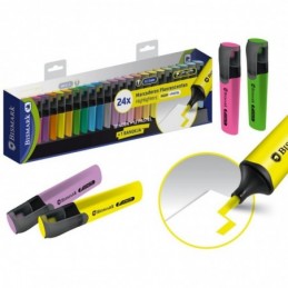 MARCADOS FLUORESCENTE LONG-LIFE 24 COLORES