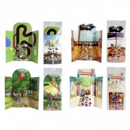 PEGATINAS 3D ESCENARIO REUTILIZABLES