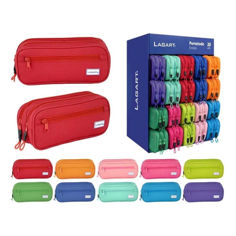 PORTATODO SCHOOL VIBES 3 CREMALLERAS LAGART
