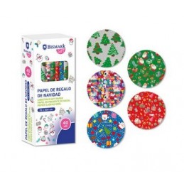 PAPEL DE REGALO KRAFT NAVIDAD 70x500