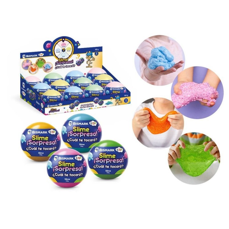 SLIME BOLA SORPRESA 150GR BISMARK