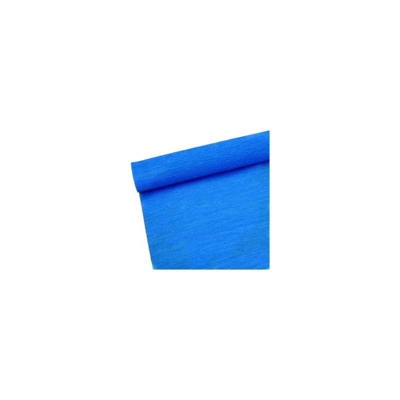 PAPEL CREPE FABRIANO ROLLO AZUL TURQUESA