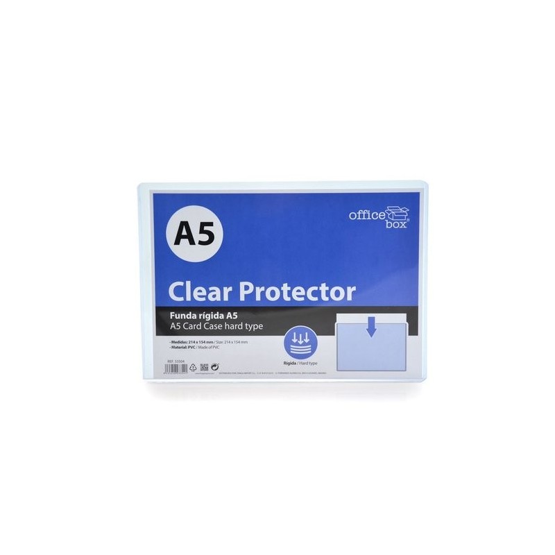 FUNDA RIGIDA CLEAR PROTECTOR A5 CRISTAL