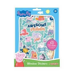 PEGATINAS PARA VENTANA PEPPA PIG