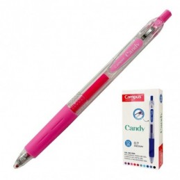BOLIGRAFO CAMPUS CANDY TINTA DE GEL ROSA