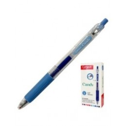 BOLIGRAFO CAMPUS CANDY TINTA DE GEL AZUL CLARO