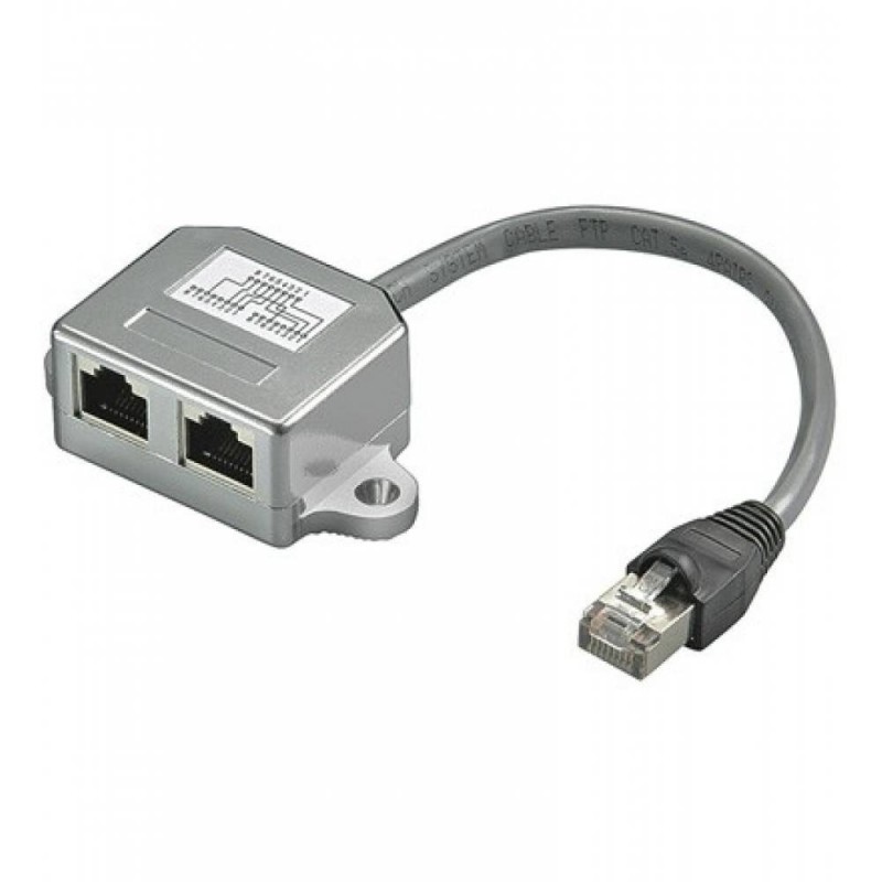 DUPLICADOR DE RJ45 2 TOMAS