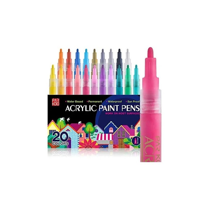 ROTULADOR CAMPUS ACRYLIC ROSA 2MM
