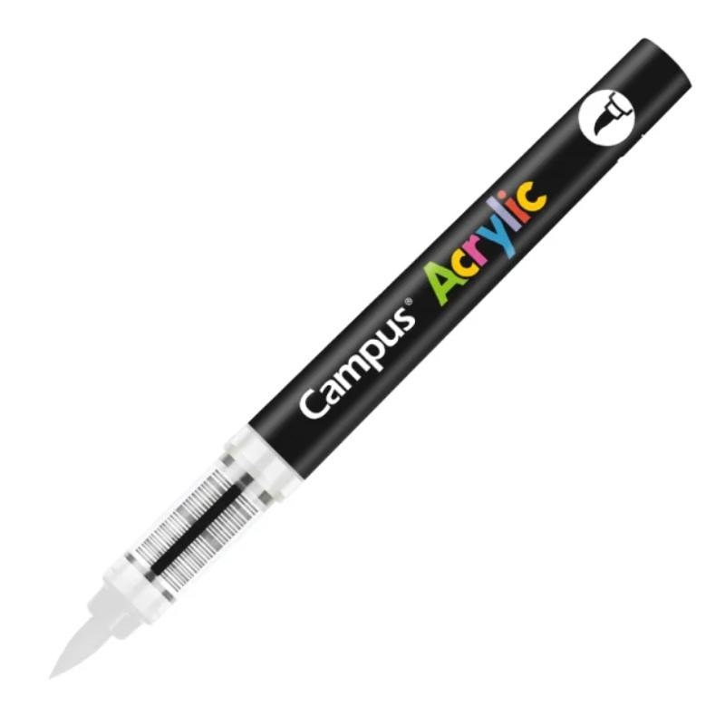 ROTULADOR ACRYLIC PUNTA PINCEL BLANCO CAMPUS