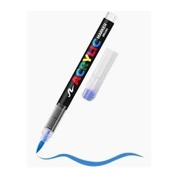 ROTULADOR ACRYLIC PUNTA PINCEL AZUL CAMPUS