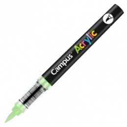 ROTULADOR ACRYLIC PUNTA PINCEL VERDE CLARO CAMPUS