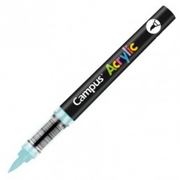 ROTULADOR ACRYLIC PUNTA PINCEL AZUL PASTEL CAMPUS