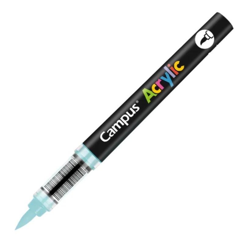 ROTULADOR ACRYLIC PUNTA PINCEL AZUL PASTEL CAMPUS
