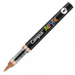 ROTULADOR ACRYLIC PUNTA PINCEL MARRON CLARO CAMPUS