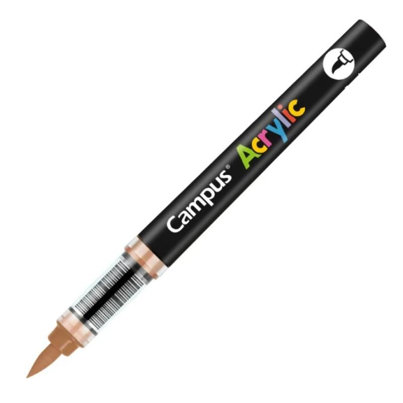 ROTULADOR ACRYLIC PUNTA PINCEL MARRON CLARO CAMPUS