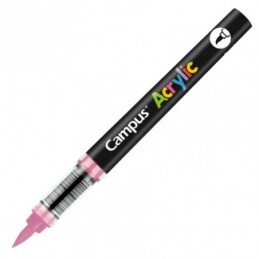 ROTULADOR ACRYLIC PUNTA PINCEL ROSA CAMPUS