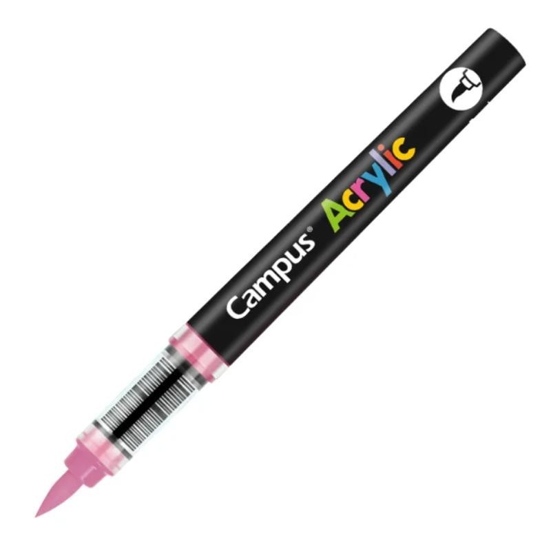 ROTULADOR ACRYLIC PUNTA PINCEL ROSA CAMPUS