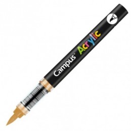 ROTULADOR ACRYLIC PUNTA PINCEL OCRE CAMPUS