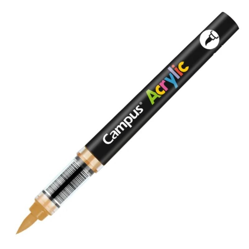 ROTULADOR ACRYLIC PUNTA PINCEL OCRE CAMPUS