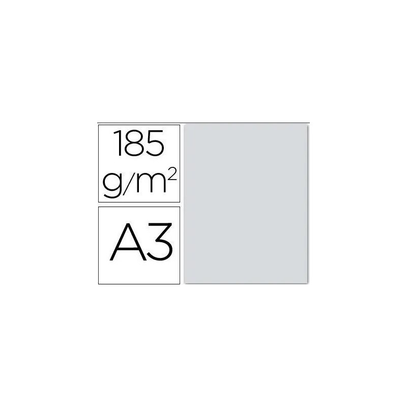 CARTULINA IRIS VIVALDI A3 280GR PLATA CANSON
