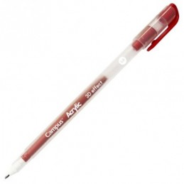 ROTULADOR CAMPUS ACRYLIC ROJO