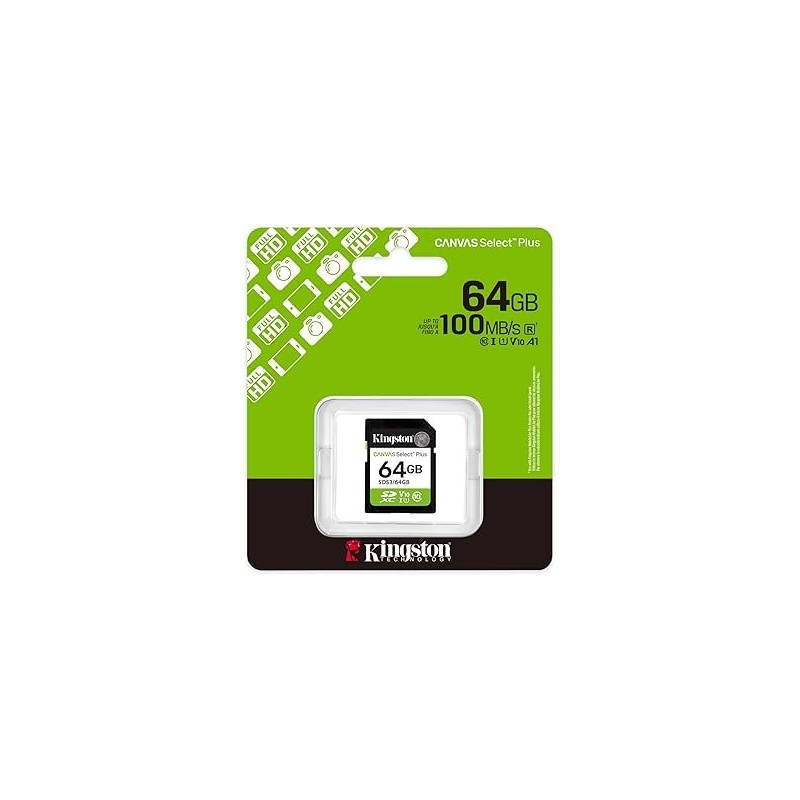 KINGSTON TARJETA SDXC 64GB UHS-I CLASE 10