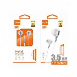 AURICULAR METAL 3.5MM BLANCO H23B