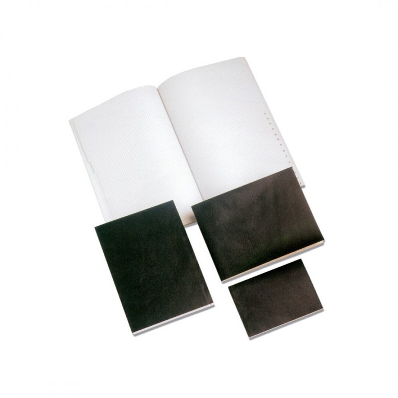 CUADERNOS HULE OCTAVO INDICE CUAD.80H NEGRO