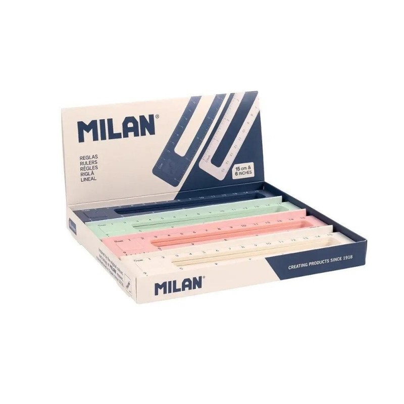 REGLA 15CM 6 PULGADAS MILAN 430