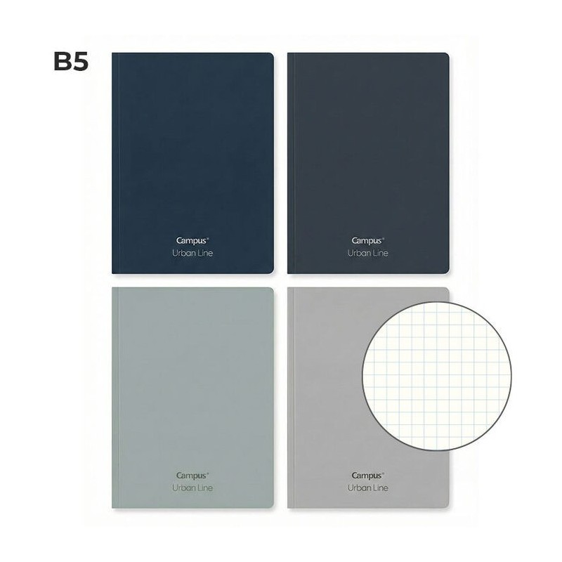 LIBRETA CAMPUS URBAN LINE T BLANDA B5 40H 80GR CN4
