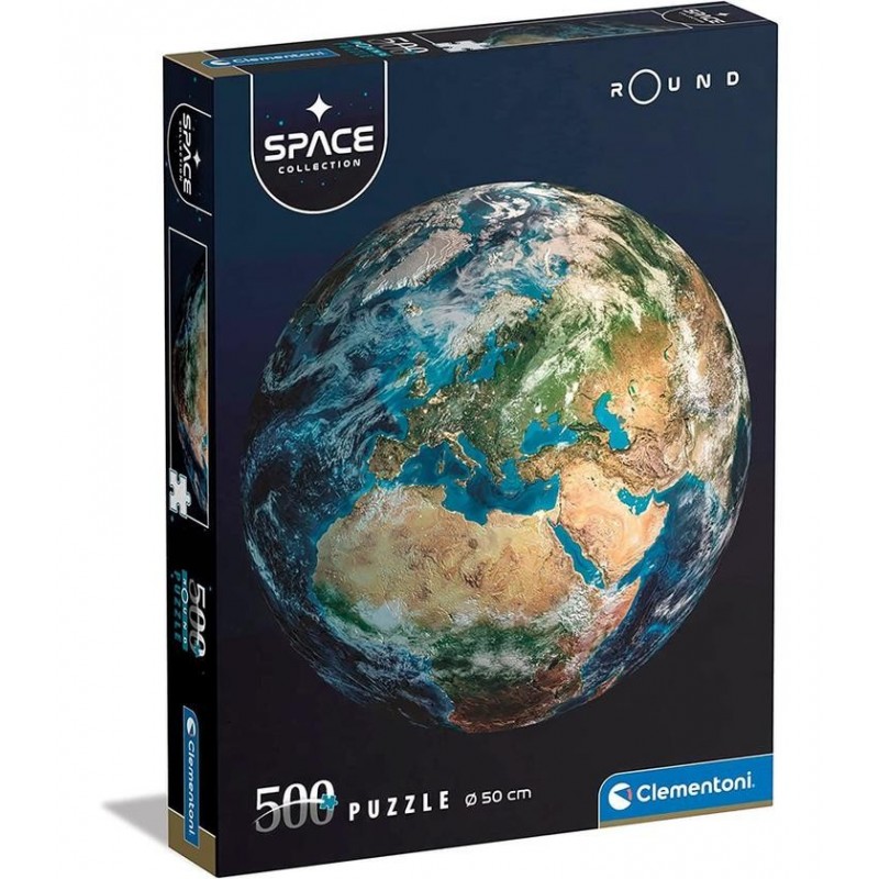 PUZZLE 500 PIEZAS REDONDO TIERRA CLEMENTONI
