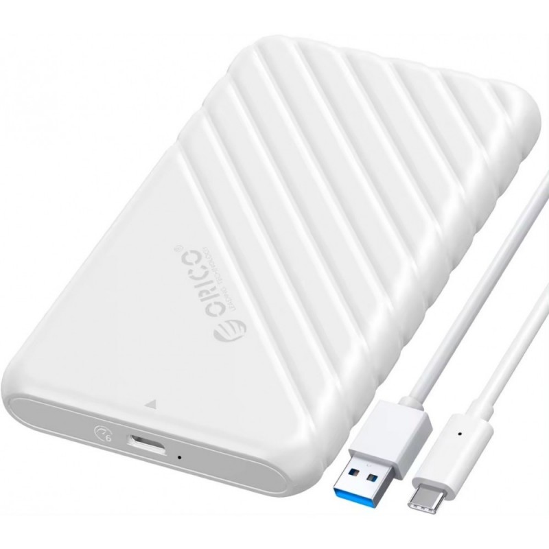 CAJA EXTERNA ORICO HDD SATA 2.5P USB 3.0 BLANCA