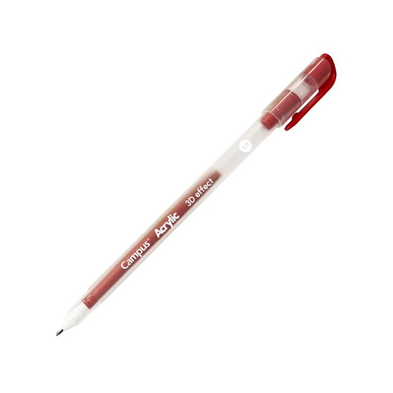 ROTULADOR CAMPUS ACRYLIC ROJO